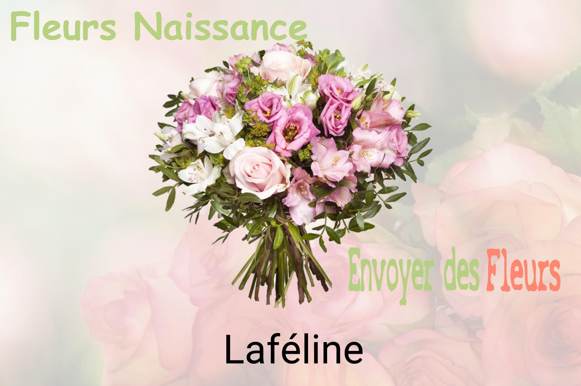 Bouquet de fleurs de naissance livré à Laféline